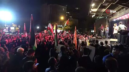 Tahran'da "Aksa Tufanı" coşkusu