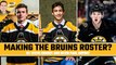 Will Poitras, Lohrei and Beecher MAKE the Bruins NHL roster? | Pucks with Haggs