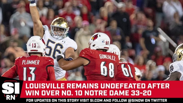 Louisville Upsets No. 10 Notre Dame