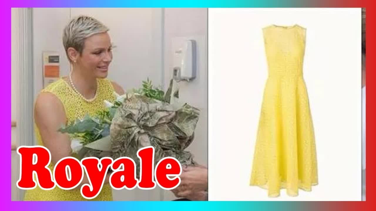 «Elle a l'air heureuse» La princesse Charlene «brille» d@ns une robe colorée – «parfaite pour elle»