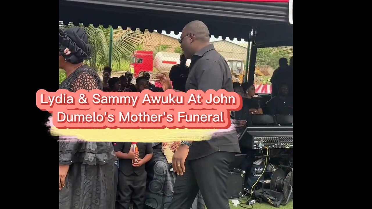 Sammi Awuku, Lydia & NPP Executives At John Dumelo's Mother's Funeral