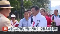 서울 강서구청장 보궐선거 D-3…여야, 주말 유세 총력전