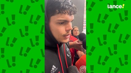 Ayrton Lucas analisa empate contra o Corinthians