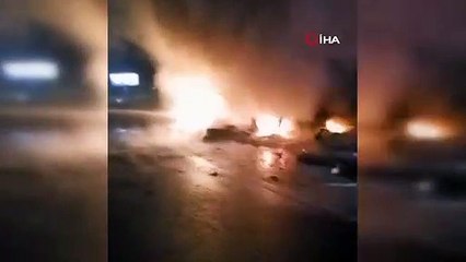 Sarıyer Kuzey Marmara Otoyolu'nda Kumaş Yüklü Tır Alev Aldı