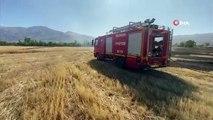 Erzincan'da çıkan ot yangınları itfaiye tarafından söndürüldü