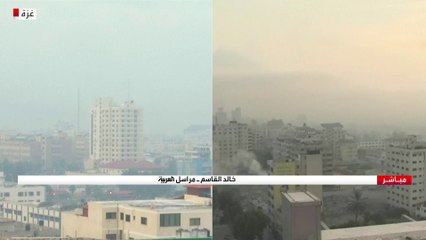 مشاهد متداولة للقصف على الحدود اللبنانية الإسرائيلية