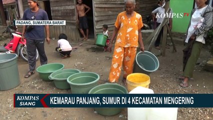 Sumur Kering di 4 Kecamatan di Wilayah Sumbar Akibat Musim Kemarau Panjang