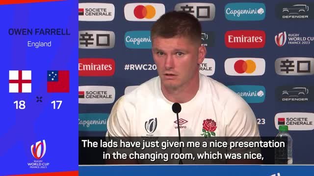 'Huge honour' for Owen Farrell to break Jonny Wilkinson's point scoring record