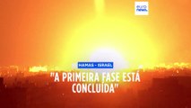 Terminou primeira fase da retaliação de Israel ao Hamas