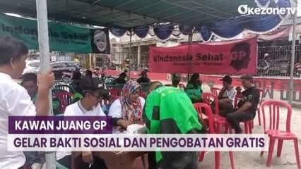 Galang Dukungan, Kawan Juang GP Gelar Bakti Sosial dan Pengobatan Gratis untuk 150 Ojol di Depok