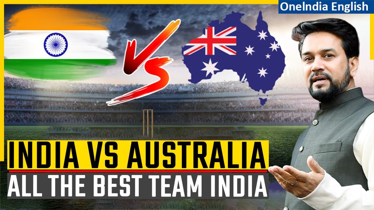 World Cup India vs Australia: Anurag Thakur extends best wishes to the Indian team | Oneindia News