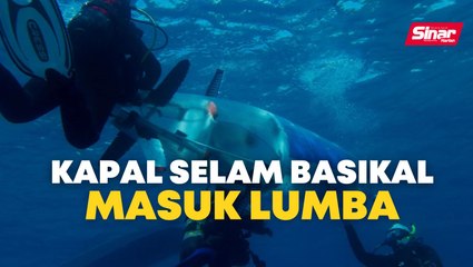 Kapal selam basikal masuk lumba