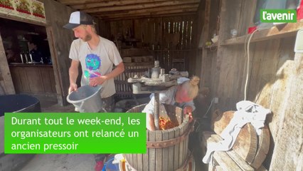 La fête au pressoir à Marchin