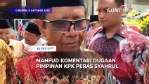 Komentar Mahfud MD soal Dugaan Pimpinan KPK Peras Eks Mentan Syahrul Yasin Limpo