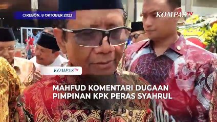 Komentar Mahfud MD soal Dugaan Pimpinan KPK Peras Eks Mentan Syahrul Yasin Limpo