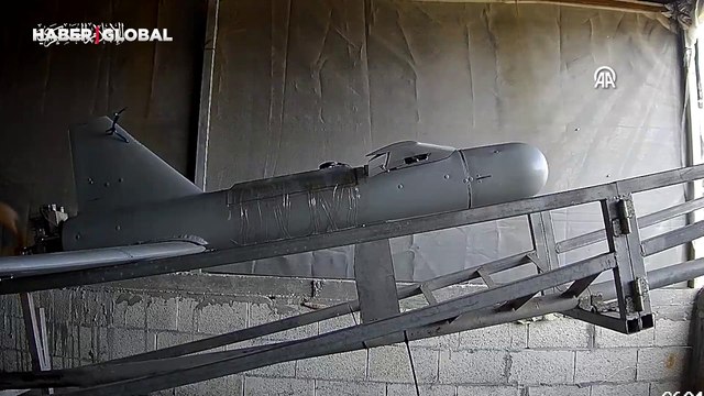 Kassam Tugayları, İsrail'e atılan intihar dronlarının görüntüsünü yayınladı