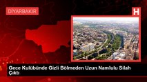 Diyarbakır'da bir gece kulübünde gizli bölme içinde silah bulundu