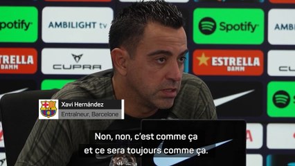 Xavi : "Ici, gagner en ne jouant pas bien n'est pas suffisant"