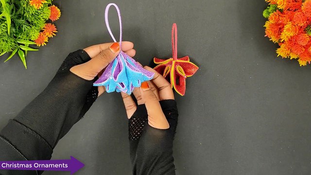 How To Make Christmas Tree Ornaments | DIY Christmas Decoration Ideas | Hanging Christmas Crafts