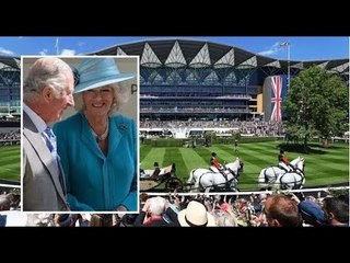 Camilla guida i reali ad Ascot dopo che i Queen si sono ritirati all'undicesima ora dopo il servizio