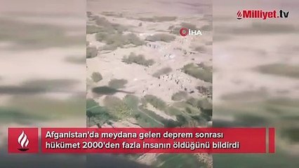 Afganistan'da deprem! 2000 kişi hayatını kaybetti