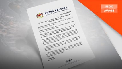 Malaysia simpati penindasan terhadap Palestin, gesa UNSC bertindak