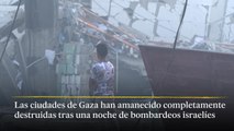 Noche de bombardeos entre las fuerzas israelíes y palestinas