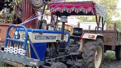 बैतूल: रेत का अवैध परिवहन करते पुलिस ने ट्रैक्टर ट्राली किए जब्त, ड्राइवर फरार