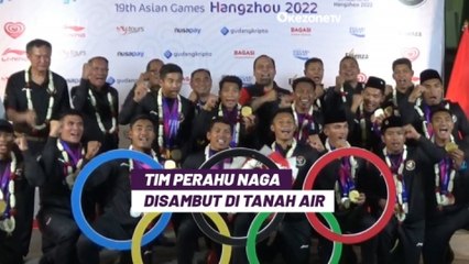 Sumbang Medali Terbanyak untuk Indonesia, Perahu Naga Disambut Hangat Saat Tiba di Tanah Air