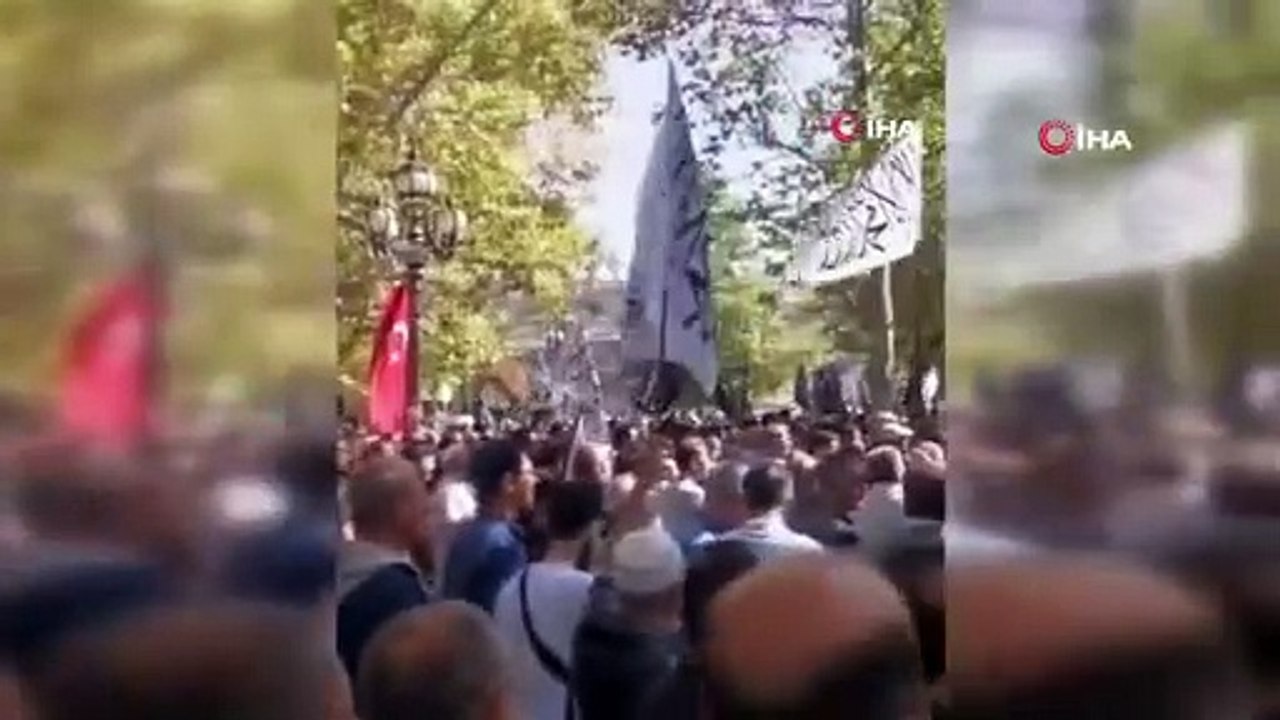 Manifestation israélienne à la mosquée Hacı Bayram à Ankara