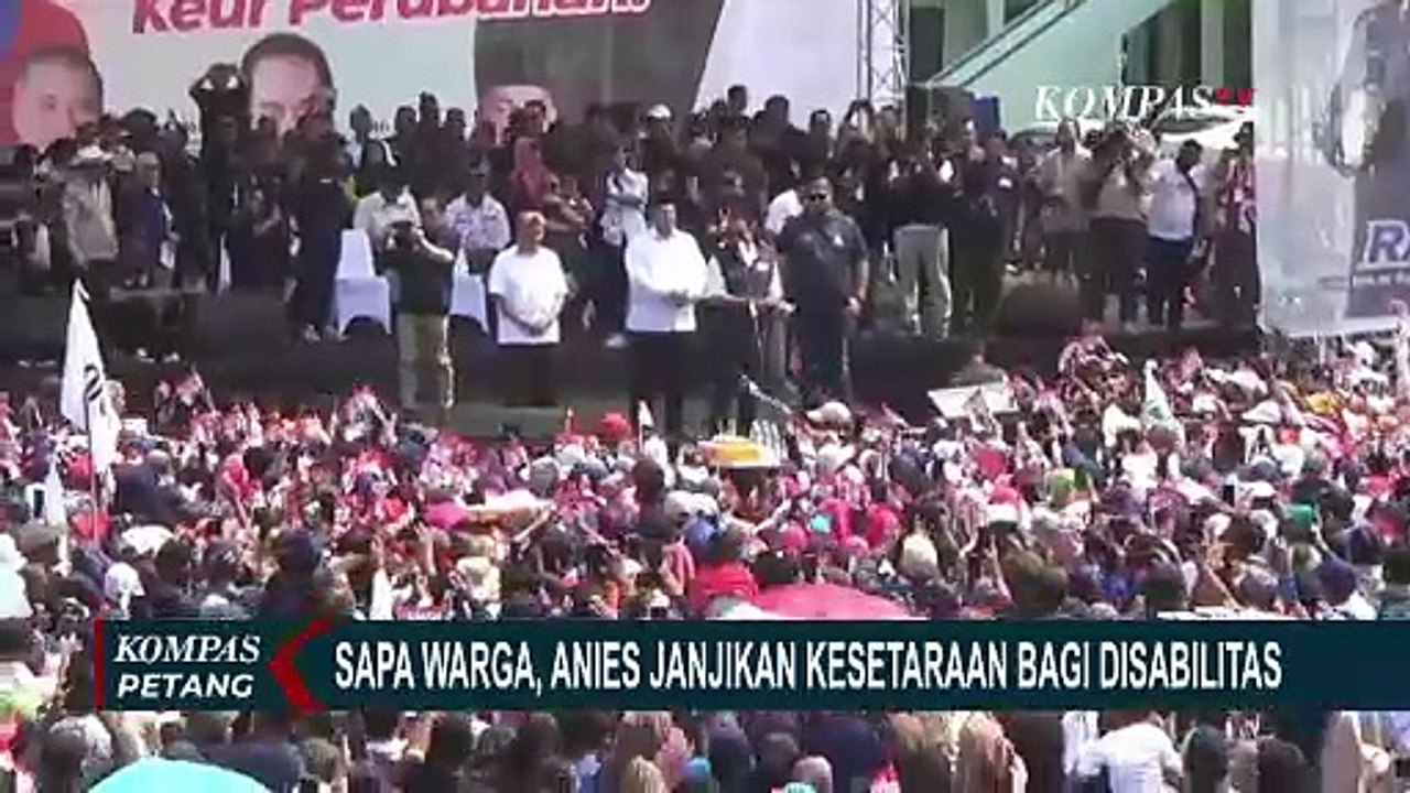 Sapa Warga Bandung, Anies Janjikan Kesetaraan Bagi Disabilitas
