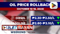 Big time oil price rollback, posibleng ipatupad nitong papasok na linggo