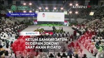 Mengaku Grogi, Ketum Samawi Jatuh di Depan Jokowi Saat Mau Pidato