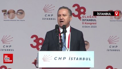 CHP İstanbul İl Kongresi'nde arbede