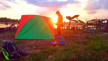 16 JAM CAMPING DI PESISIR SUNGAI MAHAKAM( #mahakam)
