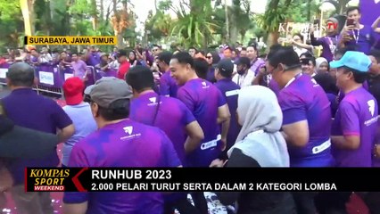 Ribuan Pelari Ikuti RUNHUB 2023 di Kota Surabaya