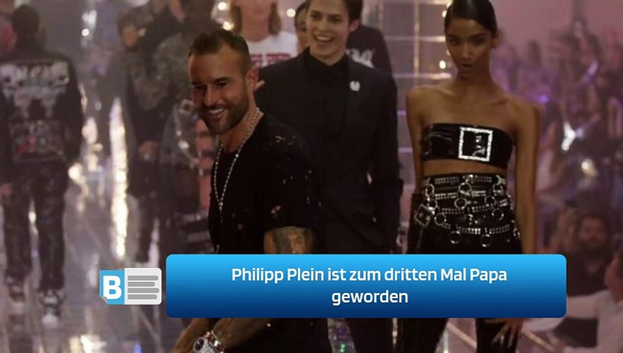 Philipp Plein ist zum dritten Mal Papa geworden