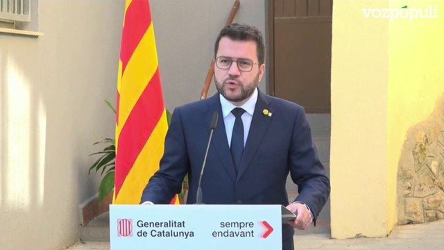 Pere Aragonès: La manifestación de hoy es la constatación de un fracaso porque la amnistía va a salir adelante