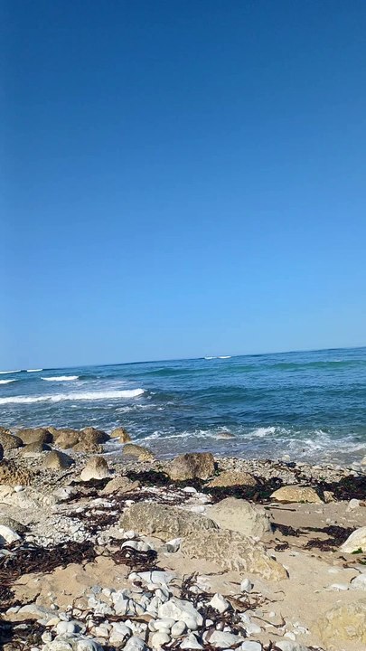 L'océan Atlantique à côté du  Phare de Chassiron