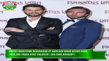 PHOTO Christophe Beaugrand et Ghislain Gerin réunis pour  fête des pères avec Valentin : les fans ad