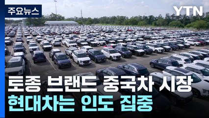 토종 브랜드가 장악한 중국 車 시장...현대차는 인도로 / YTN