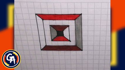 Una fantástica FIGURA trazada paso a paso. (VIDEO 2). A fantastic FIGURE drawn step by step. (VIDEO 2).