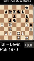 Mikhail Tal wins with the Mayet checkmate