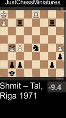 Mikhail Tal wins all white pieces