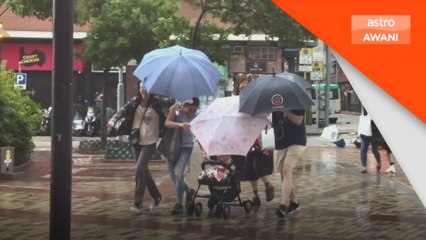 Hong Kong tingkat amaran, tutup sekolah, batal penerbangan