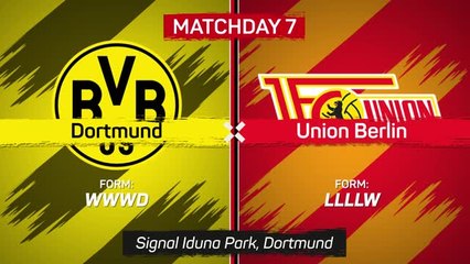 Dortmund maintain unbeaten start with second half comeback against Union