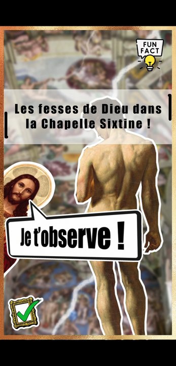 On peut voir les fesses de Dieu au plafond de la Chapelle Sixtine ! Sisi je t'assure ! | Raphaël | Michel-Ange | Rome | Vatican | Art sacré | Renaissance | Histoire de l'art | Art&Facts