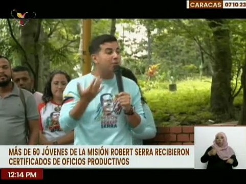 Caracas | Misión Robert Serra formó y certificó a más de 60 jóvenes en oficios productivos