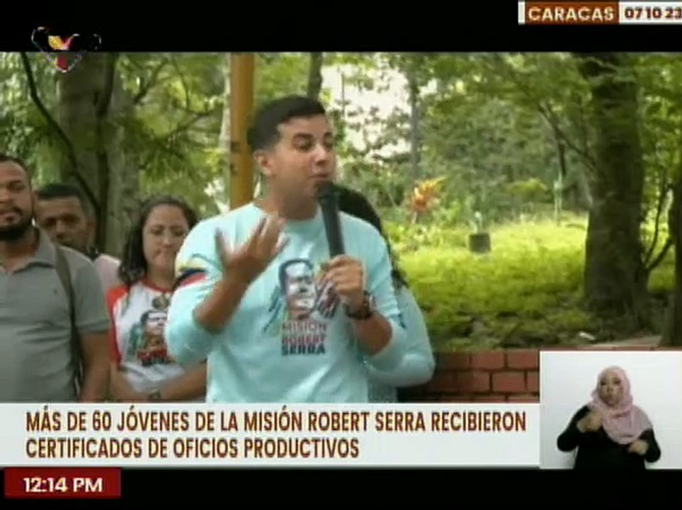 Caracas | Misión Robert Serra formó y certificó a más de 60 jóvenes en oficios productivos