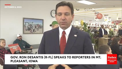 DeSantis Accuses Biden Of Lacking 'Sense Of Urgency' In Response To Hamas Attack On Israel